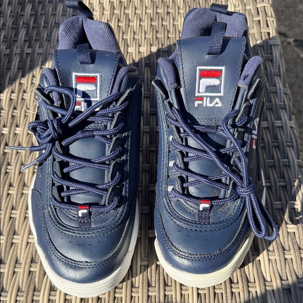 NEW Fila Disruptor 2 Navy Sneakers Men’s Sz 8.5